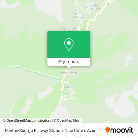 Fontan-Saorge Railway Station plan