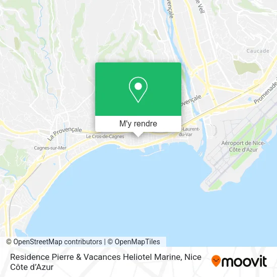 Residence Pierre & Vacances Heliotel Marine plan