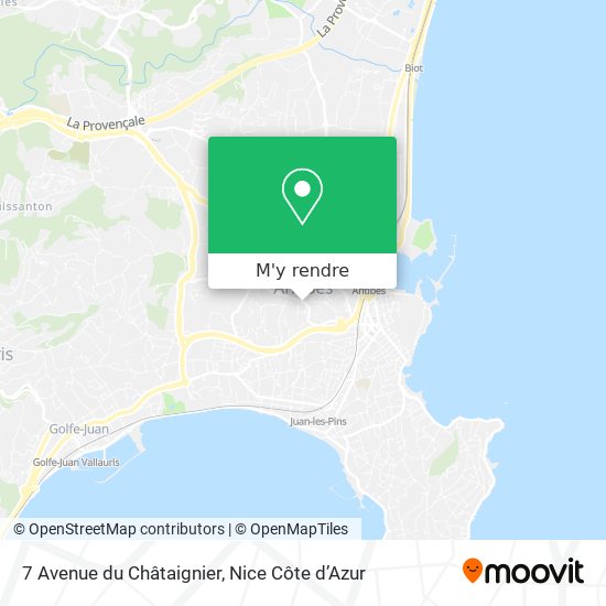 7 Avenue du Châtaignier plan