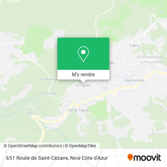 651 Route de Saint-Cézaire plan