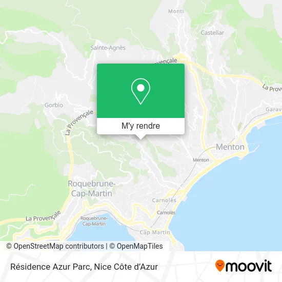 Résidence Azur Parc plan