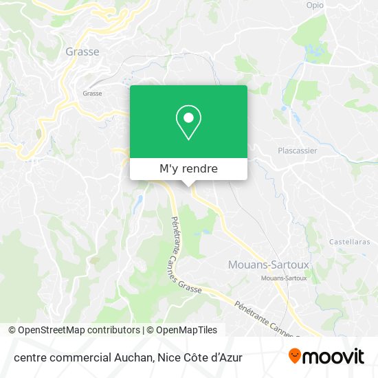 centre commercial Auchan plan