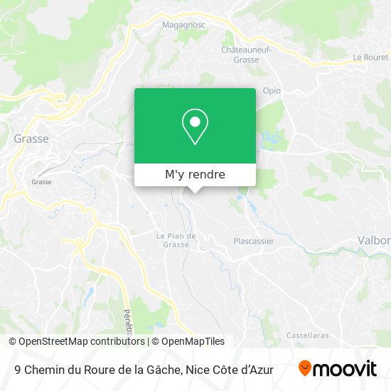 9 Chemin du Roure de la Gâche plan