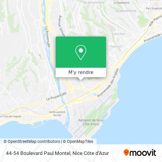 44-54 Boulevard Paul Montel plan