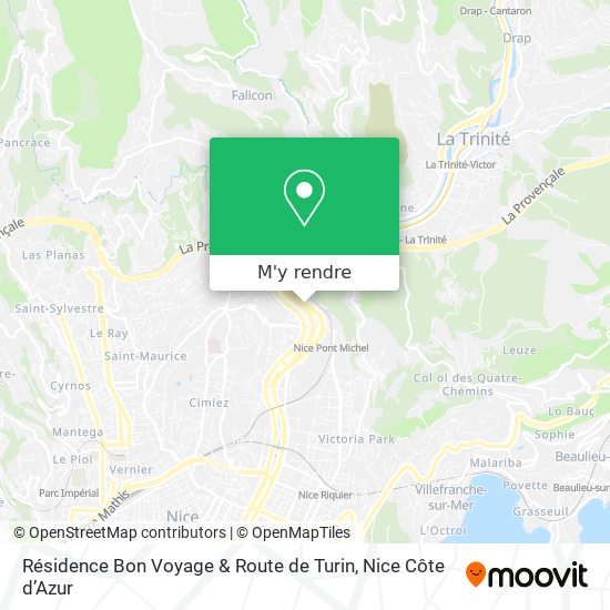 Résidence Bon Voyage & Route de Turin plan