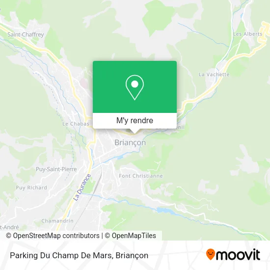 Parking Du Champ De Mars plan