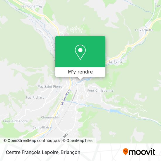 Centre François Lepoire plan