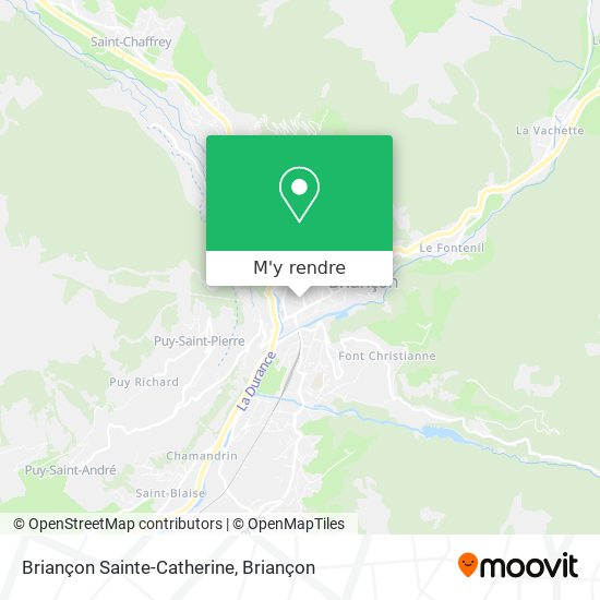 Briançon Sainte-Catherine plan