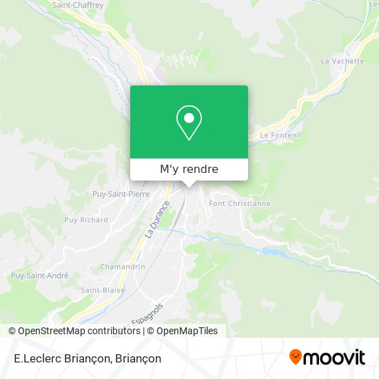 E.Leclerc Briançon plan