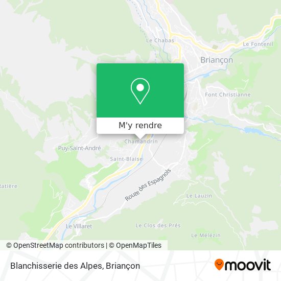 Blanchisserie des Alpes plan