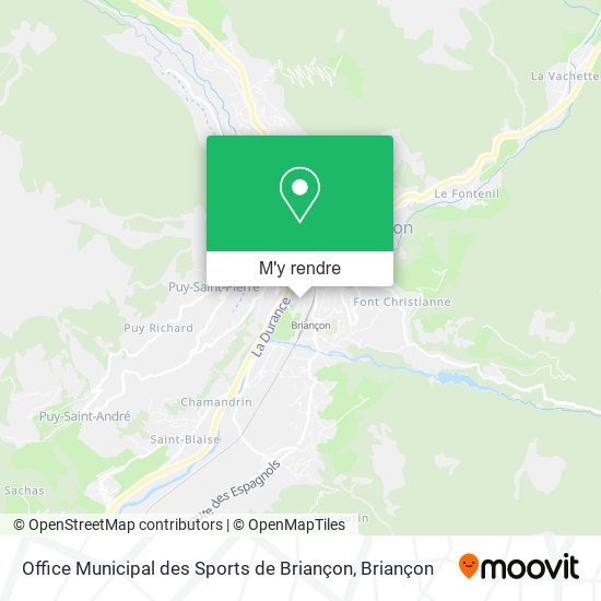Office Municipal des Sports de Briançon plan