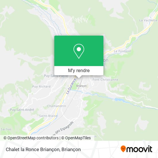 Chalet la Ronce Briançon plan