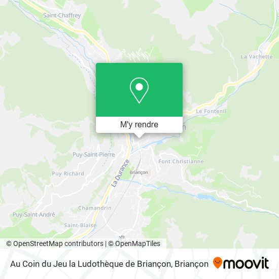 Au Coin du Jeu la Ludothèque de Briançon plan