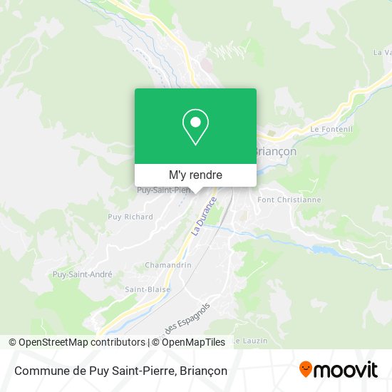 Commune de Puy Saint-Pierre plan