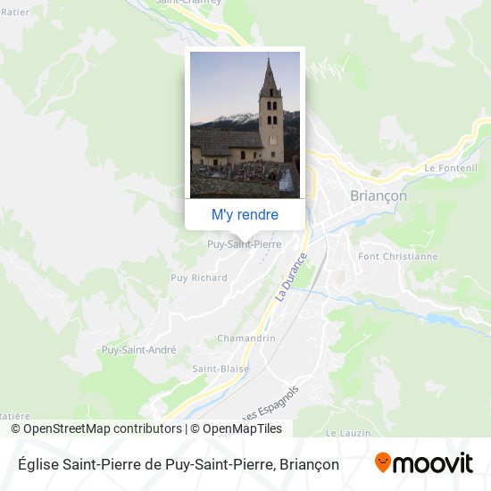 Église Saint-Pierre de Puy-Saint-Pierre plan