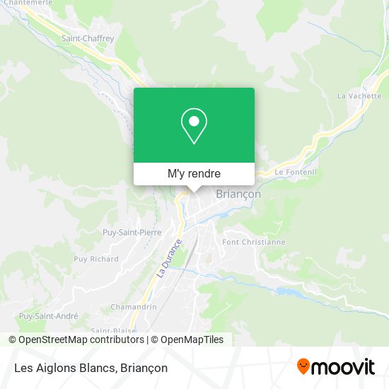 Les Aiglons Blancs plan