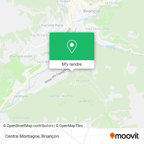 Centre Montagne plan