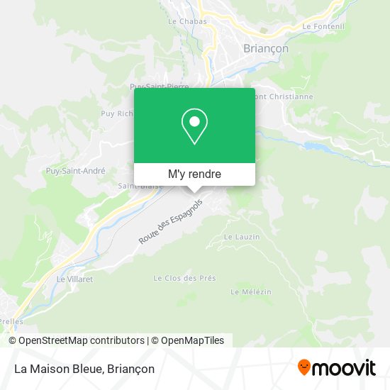 La Maison Bleue plan
