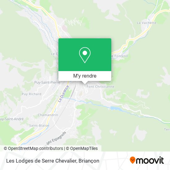 Les Lodges de Serre Chevalier plan