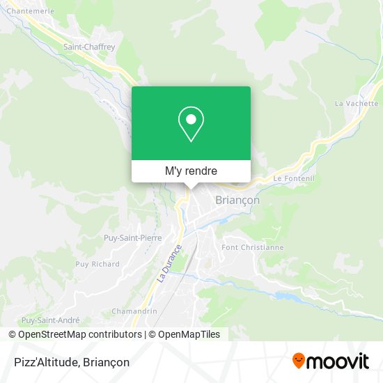 Pizz'Altitude plan