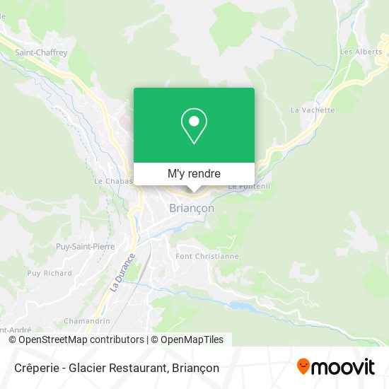 Crêperie - Glacier Restaurant plan