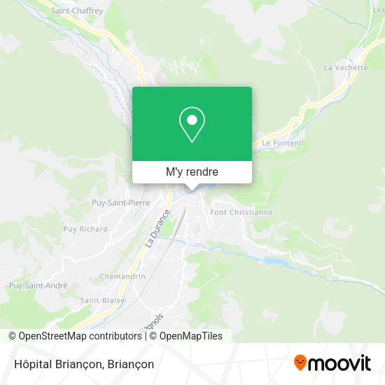 Hôpital Briançon plan