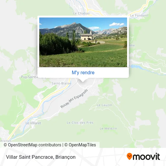 Villar Saint Pancrace plan