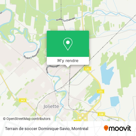 Terrain de soccer Dominique-Savio plan