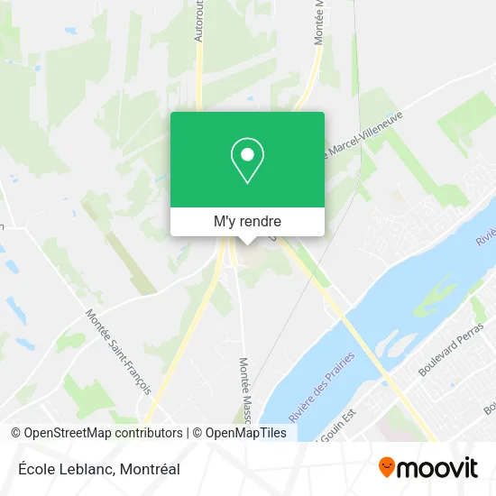 École Leblanc plan