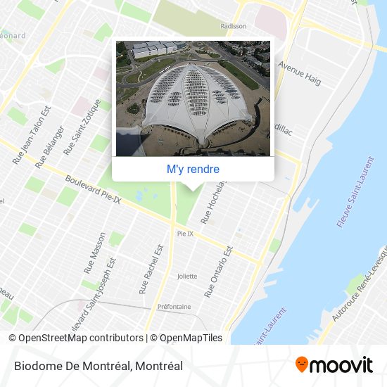 Biodome De Montréal plan