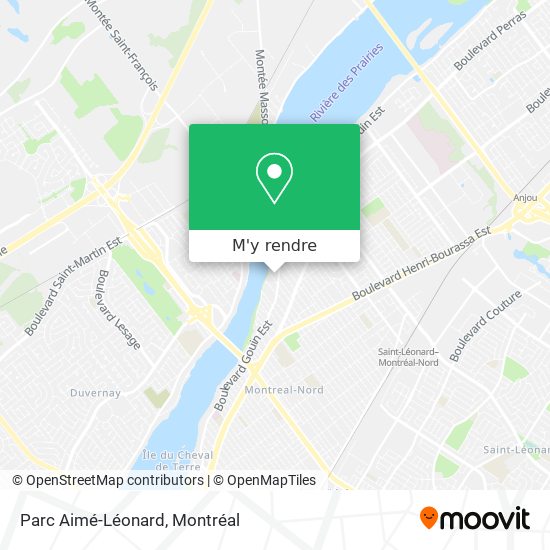 Parc Aimé-Léonard plan