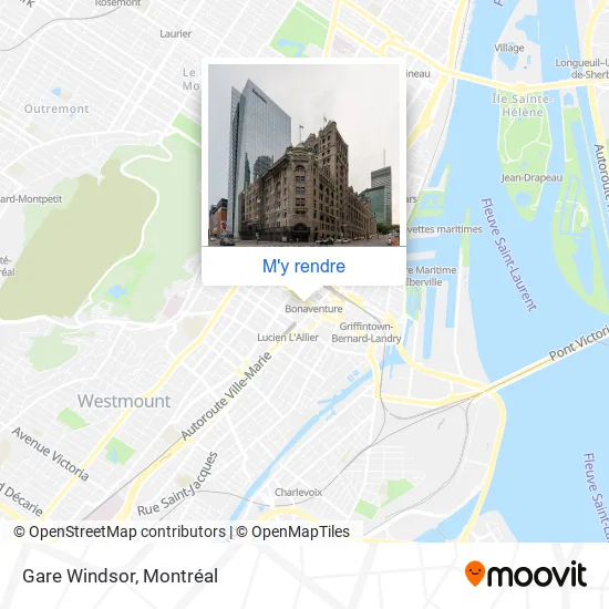 Gare Windsor plan