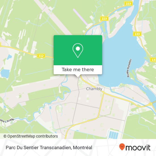 Parc Du Sentier Transcanadien plan