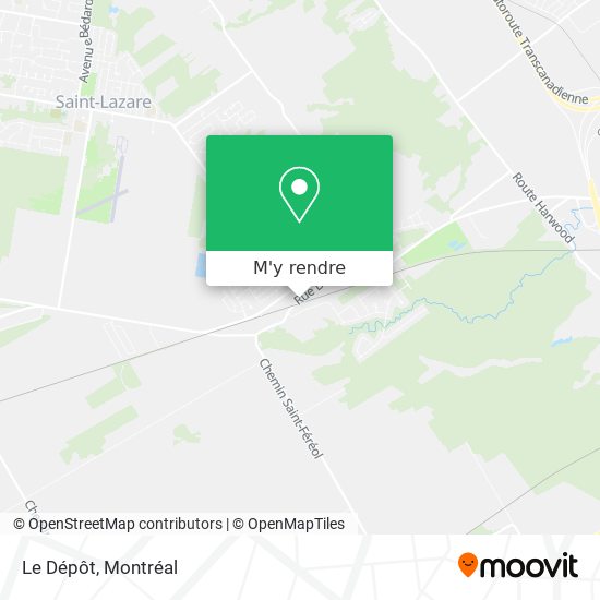 Le Dépôt plan