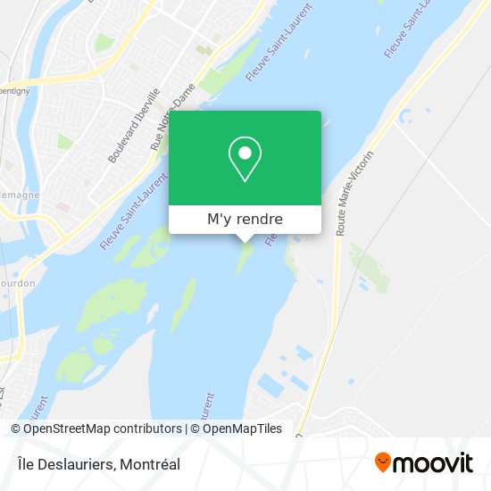 Île Deslauriers plan