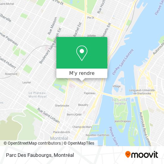 Parc Des Faubourgs plan