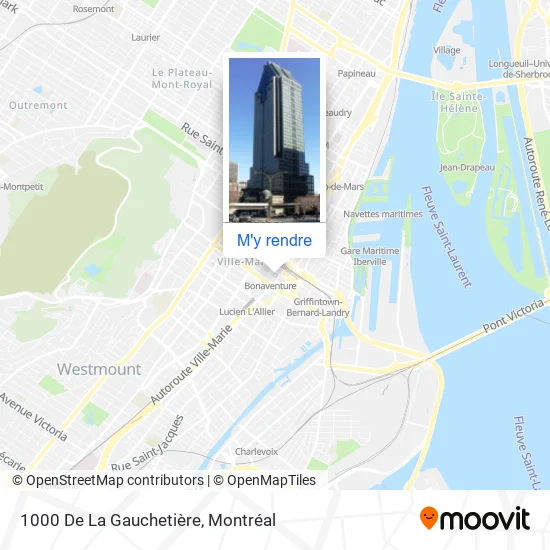 1000 De La Gauchetière plan