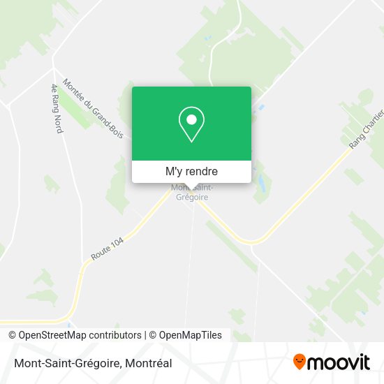 Mont-Saint-Grégoire plan