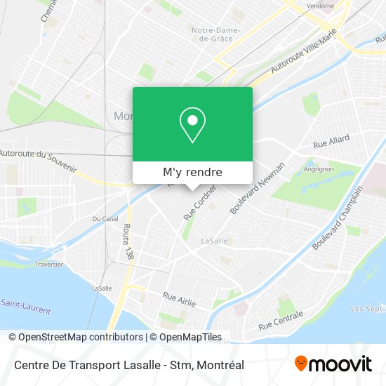 Centre De Transport Lasalle - Stm plan