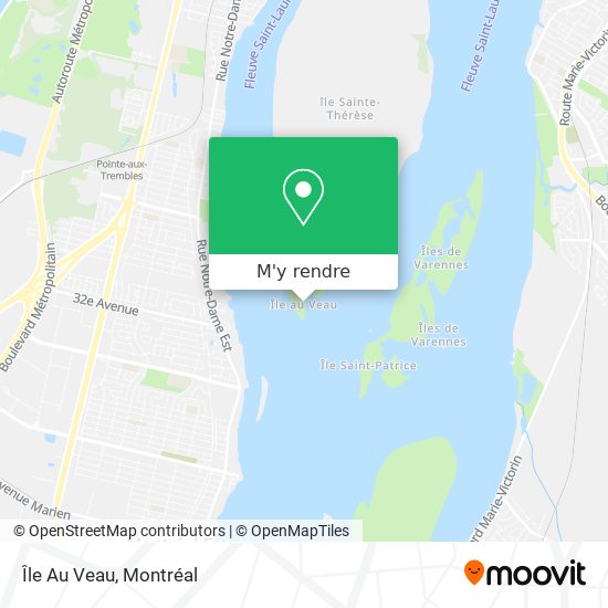 Île Au Veau plan