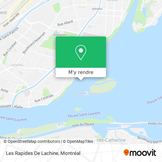 Les Rapides De Lachine plan
