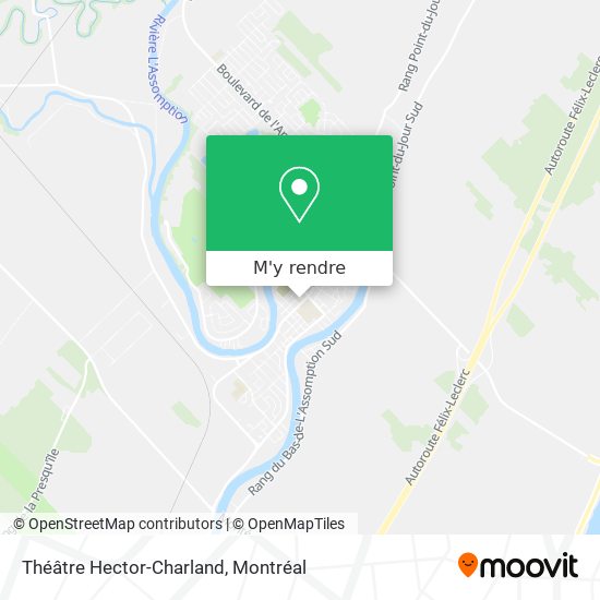Théâtre Hector-Charland plan