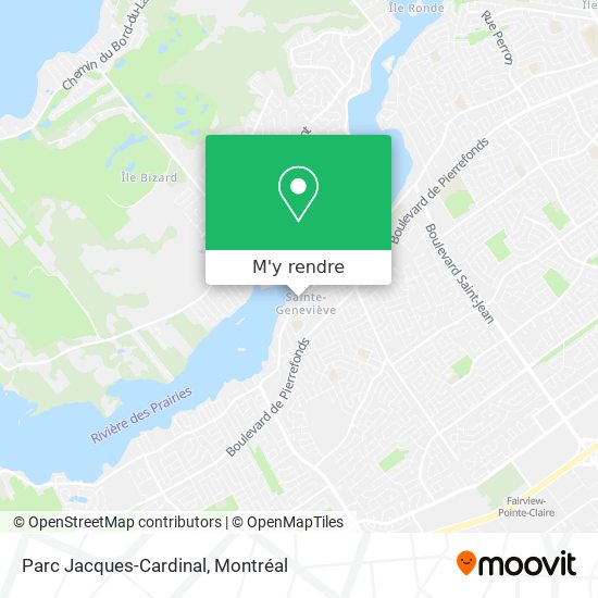 Parc Jacques-Cardinal plan