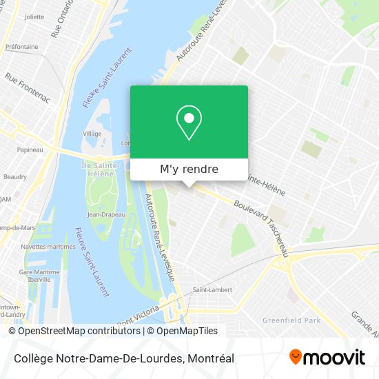 Collège Notre-Dame-De-Lourdes plan