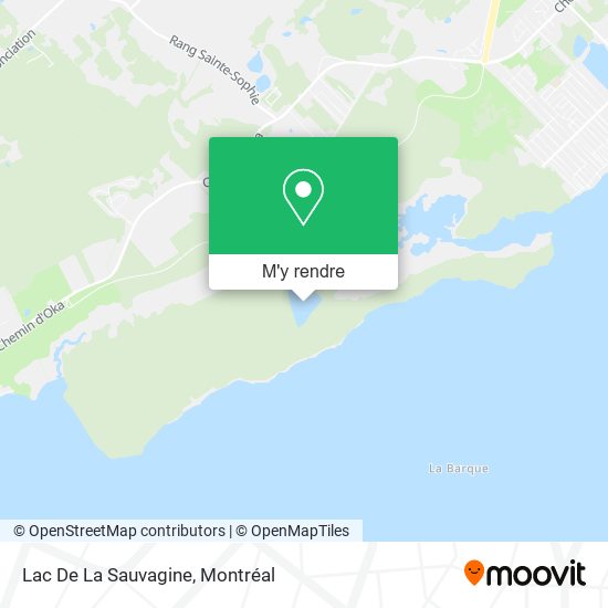Lac De La Sauvagine plan