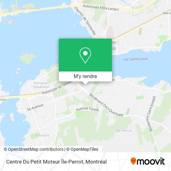 Centre Du Petit Moteur Île-Perrot plan