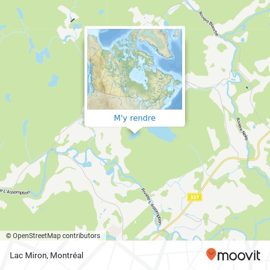 Lac Miron plan