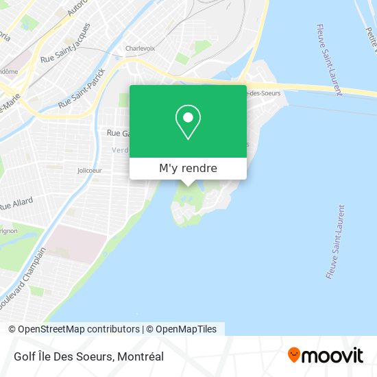 Golf Île Des Soeurs plan