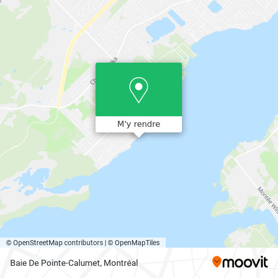 Baie De Pointe-Calumet plan