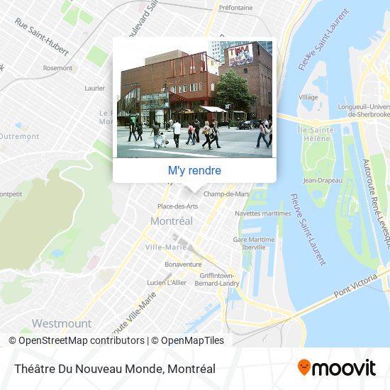 Théâtre Du Nouveau Monde plan